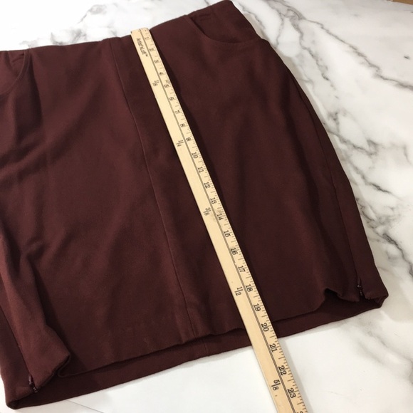 CAbi Burgundy Currant Boss Pencil Skirt Womens 10 Fall 2018 - Picture 6 of 12